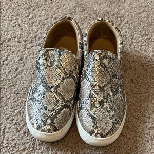 Steve Madden Kids Snakeskin Slip-On Sneakers